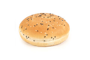 Булочка для бургеру з чорним кунжутом Maxi Burger Рома м/у 80г