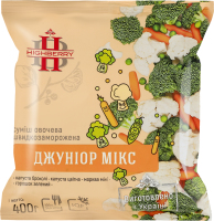 Суміш овочева швидкозаморожена Джуніор мікс Highberry м/у 400г