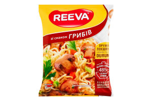 Локшина швидкого приготування зі смаком грибів Reeva м/у 85г
