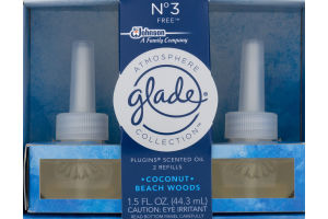Glade PlugIns Scented Oil + Warmer Coconut Beach Woods