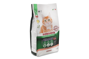 Корм д/стерилізованих котів з лососем сухий 1,5кг Morando Tradizioni