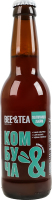 Комбуча Клубника и лайм Bee&Tea с/бут 0.33л