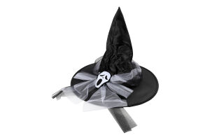 Капелюх д/хелловіну Відьма з стрічкою 40*36см HJW254807