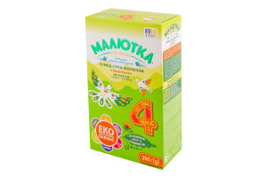 Суміш молочна для дітей від 18міс суха з пребіотиками №4 Premium Малютка к/у 350г