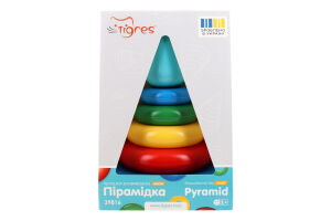 Іграшка Пірамідка розвиваюча Tigres