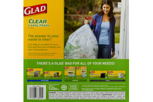 Glad Clear Drawstring Large Trash 30 GAL. - 28 CT