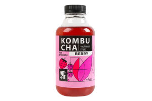 Напиток брожения фильтрованный непастеризованный с сахаром Berry Kombucha Vit-Fit п/бут 0.5л