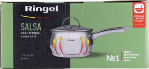 Ківш з кришкою 2.2л d16см №RG-4034-16 Salsa Ringel 1шт