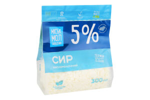 Творог 5% Міськмолзавод №1 м/у 300г
