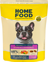 Корм сухий для собак малих та середніх порід Телятина з овочами та духмяними травами Гіпоалергенний Home Food д/п 700г