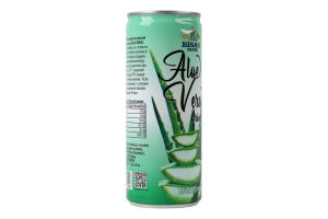 Напій безалкогольний соковий негазований Aloe vera Bisan Drinks з/б 250мл