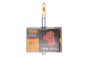 Решітка-гриль плоска з антипригарним покриттям 58*40*30см Сила