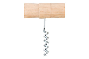 Штопор з дерев"яною ручкою Забава