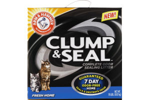 Arm & Hammer Clump & Seal Odor Sealing Litter Fresh Home