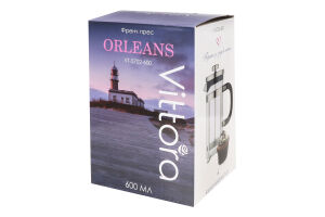 Френч-прес 600мл №VT-5702-600 Orleans Vittora 1шт