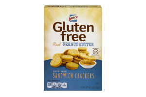 Lance Gluten Free Real Peanut Butter Bite Size Sandwich Crackers