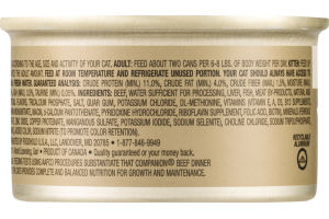 Companion Gourmet Food for Cats Beef Dinner 3 OZ