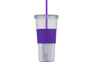Smart Living 24oz Ice Beverage Cup with Straw