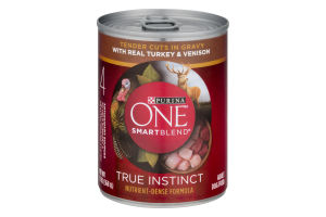 Purina ONE Smartblend True Instinct Tender Cuts In Gravy With Real Turkey & Venison