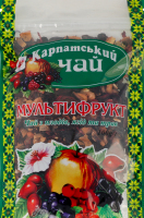 Чай з плодів, ягід і трав Мультифрукт Карпатський чай д/п 100г