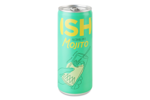 Напиток безалкогольный 0.25л 0.5% газированный Мохито Ish ж/б