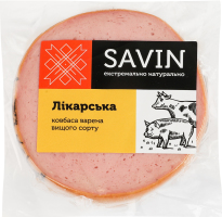 Ковбаса варена Лікарська Savin Product в/с кг
