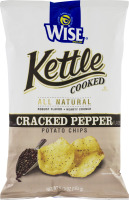 Wise Kettle Cooked Potato Chips Cracked Pepper