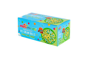 Мороженое с сахаром и подсластителем со вкусом лимона и лайма Mini Melts к/у 2х50г