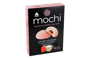 Мороженое пломбир Пломбир-клубника Mochi Rud к/у 6х40г