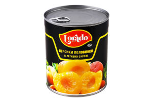 Персики половинки в легком сиропе Lorado ж/б 820г