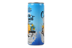 Напій кокосовий з ароматом манго Nata de coco Bisan Drinks з/б 250мл