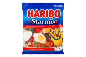 Цукерки желейні неглазуровані Starmix Haribo м/у 80г