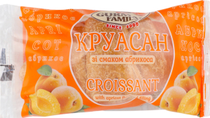 Круасан з смаком Абрикос/Вишня 45г Gurman family