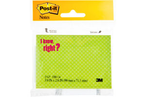 Post-It Printed Notes - 1 CT