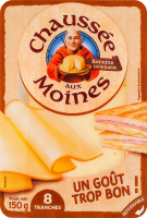 Сир 45% напівтвердий скибками Chaussee aux Moines лоток 150г