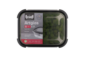 Контейнер для хранения с крышкой 1л 196х146х61мм №29-298-027 Artglas Krauff 1шт
