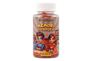 Добавка дієтична д/дітей Memory Complex від 4років 60пастилок жувальних Vita PharmX
