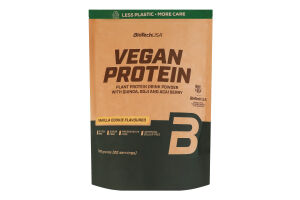 Порошок белковый для напитков растительный Ванильный пирог Vegan protein BioTechUSA 500г