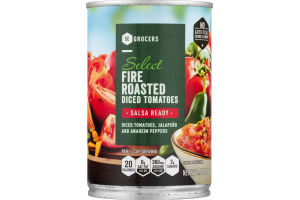SE Grocers Select Diced Tomatoes Fire Roasted Salsa Ready