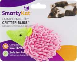 SmartyKat Catnip Crinkle Toy Critter Bliss