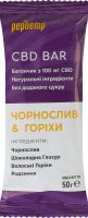 Батончик Чернослив&Орехи CBD Pephemp м/у 50г