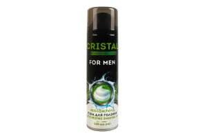 Пена для бритья увлажняющая для чувствительной кожи For men Cristal 200мл