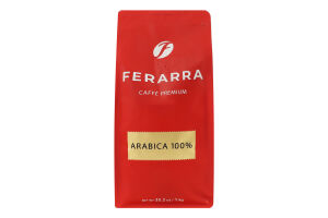 Кофе натуральный жареный в зернах 100% Arabica Ferarra м/у 1кг