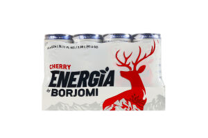 Напій безалкогольний газований тонізувальний соковий зі смаком вишні Energia Borjomi з/б 240мл
