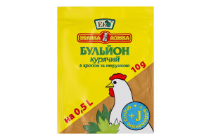 Бульйон "Курячий" з кропом та петрушкою в стіках 10г*25пак /ЕКО/