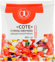 Суміш овочева швидкозаморожена Соте ТМ "1" м/у 400г