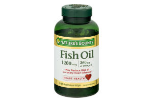 Nature's Bounty Fish Oil 1200 MG Rapid Release Softgels - 200 CT