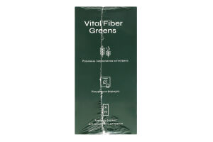 Добавка диетическая с подсластителем Ежедневный детокс-бленд Vital Fiber Greens Nutrilogy 30х8.3г
