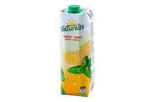 Напиток соковый негазированный пастеризованный Lemon-mint Naturalis т/п 1л