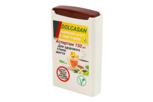 Замінник цукру Аспартам Dolcasan п/у 150шт